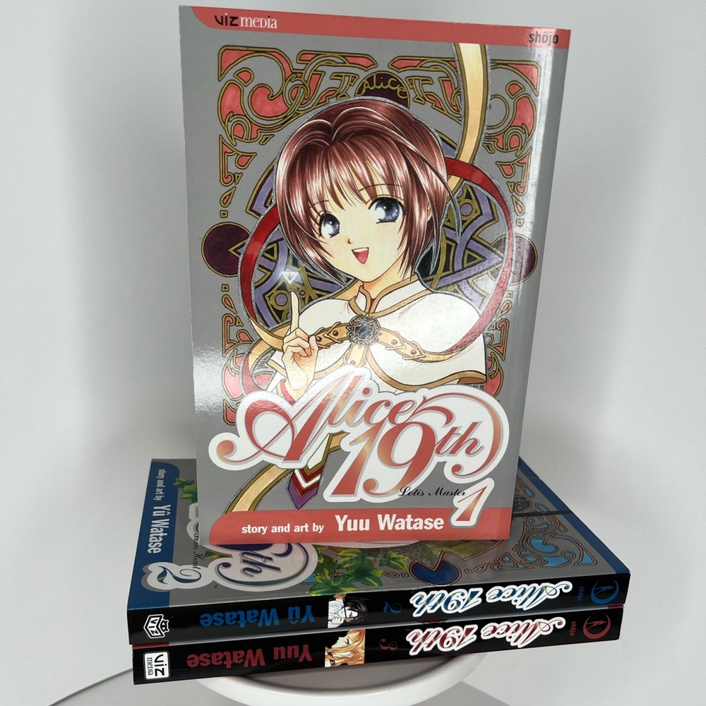 VIZ MEDIA SHOJO Alice 19th by Yuu Watase Volumes 1-3 Manga Books
